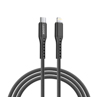 كابل بيانات LEEDOR نايلون 3A للشحن السريع 3 في 1 من النوع C إلى 3 في 1 LD-009Q1.5 متر