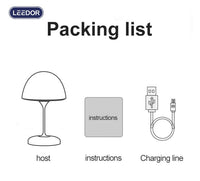 LEEDOR wireless FM remote control, Bluetooth sound system, music neutral desk lamp, Bluetooth speaker LD-JY-85