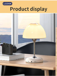 LEEDOR wireless FM remote control, Bluetooth sound system, music neutral desk lamp, Bluetooth speaker LD-JY-85