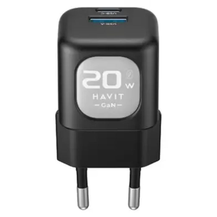 Havit Mobile series-USB charger 20W UC220 UK BLK + GRY