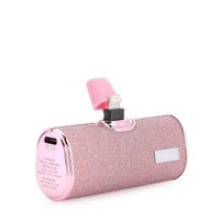 iWALK Secret4500|Diamond Portable Charger Built-In USB-C Port Diamond-Pink