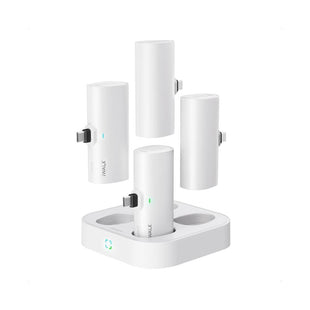 iWalk LinkPod Charging Station 16000mAh - 4 Ports (2 Type C - 2 Lightning)-White