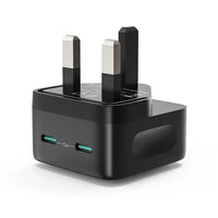 Ravpower RP PC1031 PD PIONEER Wall Charger  35W-2-PORT black