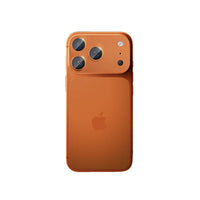 MOCOLL 360° Camera Lens Protector for iPhone 17 Pro Max | Tempered Glass with Metal Frame - Orange Color