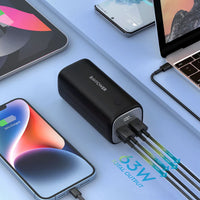 Ravpower RP-PB208Pro 20000mAh GaN PD65W 4-Port Portable Charger  Offline Black