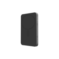 MOCOLL 5000mAh Black Magnetic Power Bank Stand – PD 20W Fast Wireless Charging