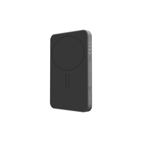 MOCOLL 5000mAh Black Magnetic Power Bank Stand – PD 20W Fast Wireless Charging