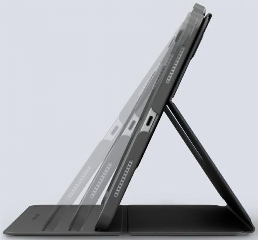 UNIQ ROVUS SNAPMOUNT MAGNETIC 360 ROTATING DETACHABLE CASE FOR IPAD (A16/10TH GEN) - DALLAS BLACK (DALLAS BLACK)