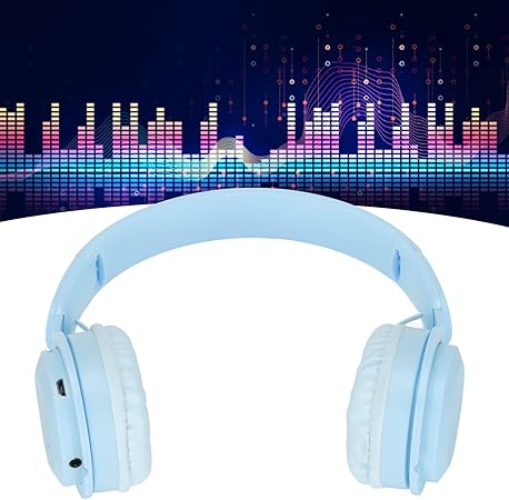 LEEDOR LD-AKZ 68A Wireless Bluetooth Headphones, 70H Playback, Deep Bass, Noise Cancelling Mic