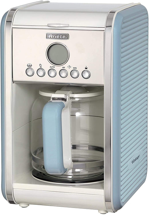 Ariete 4/12 Cup Drip Coffee Maker, Blue (Model: MOD1342.05)