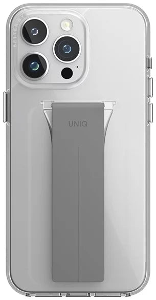UNIQ HYBRID IPHONE 15 PRO MAX HELDRO MOUNT WITH STAND - LUCENT (CLEAR)