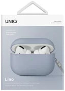 UNIQ LINO HYBRID LIQUID SILICON AIRPODS PRO 2ND GEN (2022) CASE - ARCTIC BLUE (ARCTIC BLUE)