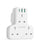Rav Power - RP-PC1036 PD Pioneer 20W 3 port charger White UK Version with 3 AC plug