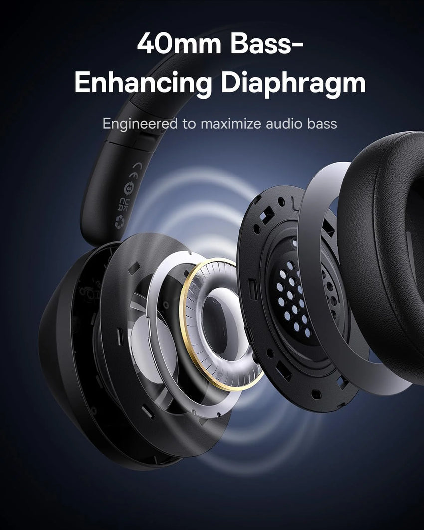 Baseus Bass BH1 Lite Wireless Headphones - Cosmic Black