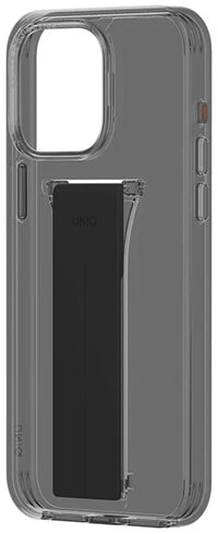 UNIQ HYBRID IPHONE 15 PRO MAX HELDRO MOUNT WITH STAND - VAPOUR (SMOKE)