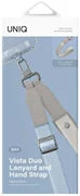 UNIQ VISTA DUO 2-IN-1 LANYARD AND HAND STRAP - SKY (SKY/BEIGE)