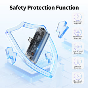 iWALK LinkPod Switch | USB-C and Lightning Plug Portable Charger Pink