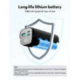 RAVPower RP-PB208 mini 14000mAhPD30W 3-Port Portable Power Bank Black Global Version