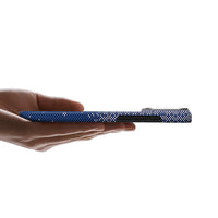 Mocoll iPhone 17 Pro: Kevlar Magnetic Case with Floral Cascade Design - Blue