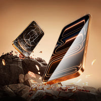 Mocoll for iPhone 17 Pro Max Screen Protector, 2.5D Full Coverage HD Tempered Glass - Black