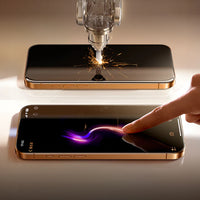 Mocoll for iPhone 17 Pro Max Screen Protector, 2.5D Full Coverage HD Tempered Glass - Black