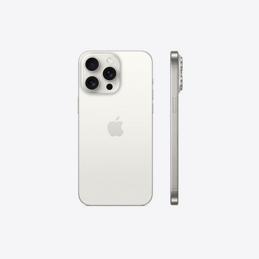 Apple iPhone 15 Pro Max - 256GB / White Titanium / 5G / Middle East Version