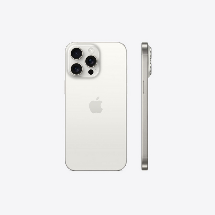 Apple iPhone 15 Pro Max - 256GB / White Titanium / 5G / Middle East Version