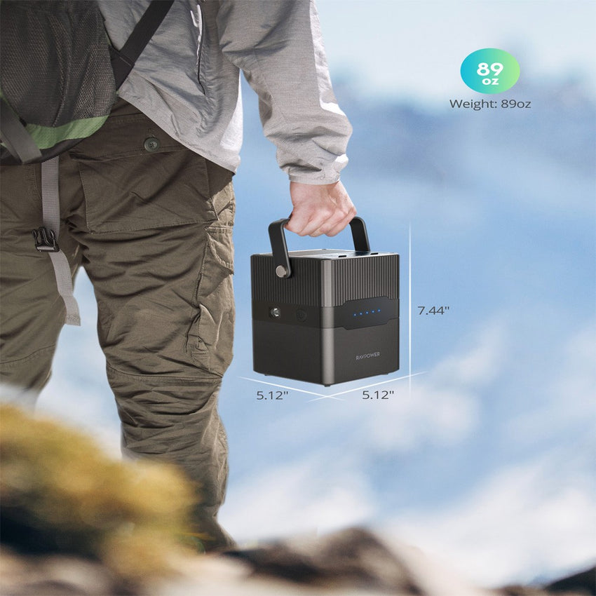 RAVPower PD Pioneer 70200mAh 300W 4-Port Power House (UK) Black Offline