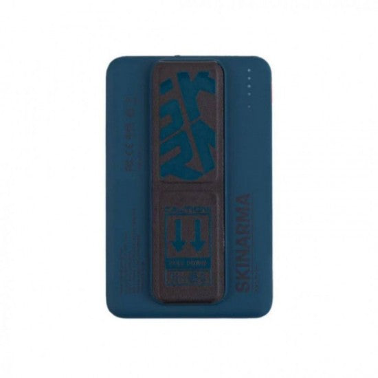 SKINARMA MAGNETIC CARDHOLDER WITH GRIP-STAND ~ SPUNK EOL Blue