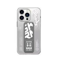 SkinArma Cosmo Grip-Stand Case for iPhone 15 Pro Max - Grey EOL Grey