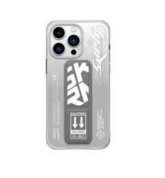 SkinArma Cosmo Grip-Stand Case for iPhone 15 Pro Max - Grey EOL Grey