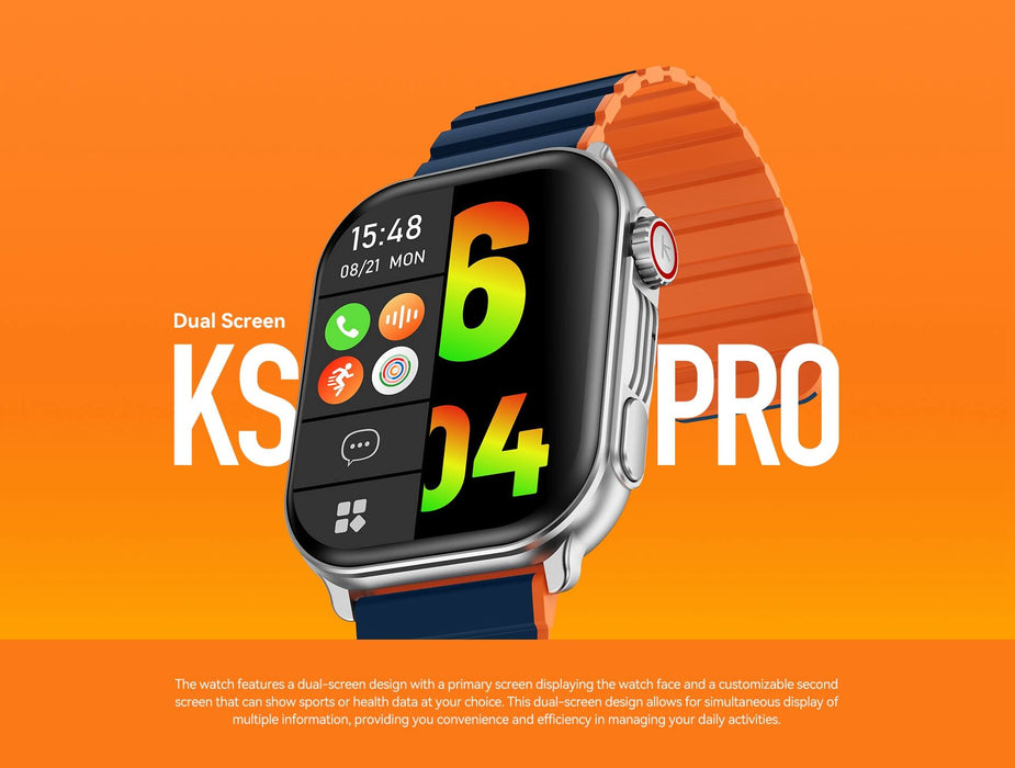 KIESLECT CALLING WATCH KS PRO SILVER