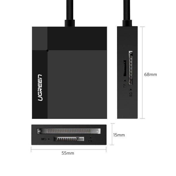 UGREEN USB 3.0 All-in-One Card Reader 50cm black CR125