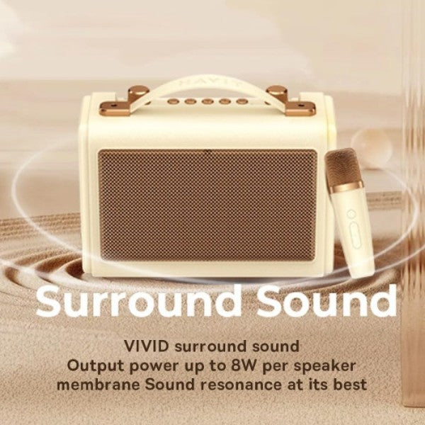 Havit Audio series-Bluetooth speaker SK823BT Beige
