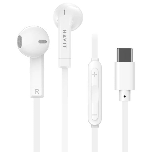 Havit Wired Type-C earphone E336C WHT