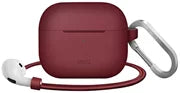 Uniq Vencer Silicone Hang Case for Airpods 3 - Burgundy Maroon EOL