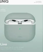 UNIQ LINO HYBRID LIQUID SILICON AIRPODS 4TH GEN (2024) CASE - ICEPLANT GREEN (ICEPLANT GREEN)