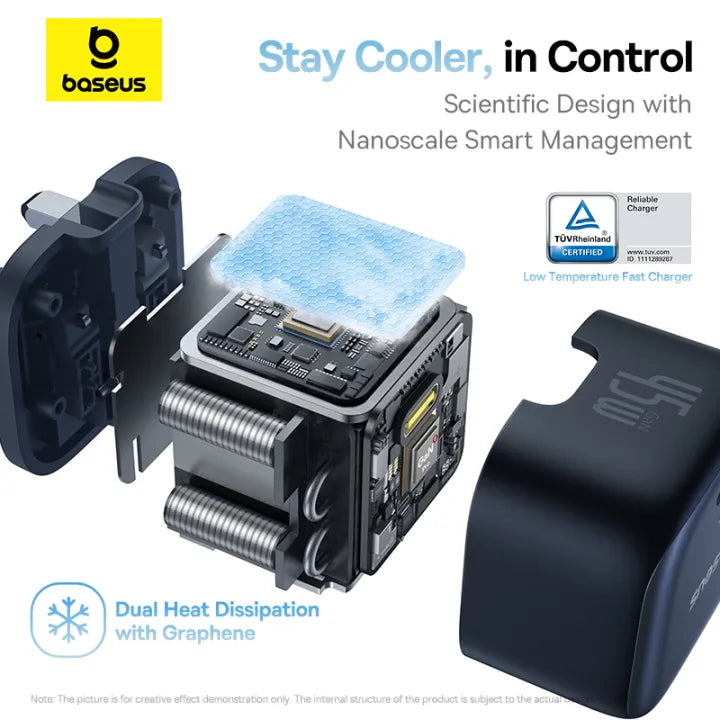 Baseus PicoGo AE11 GaN Fast Charger 1C 45W - Cosmic Black