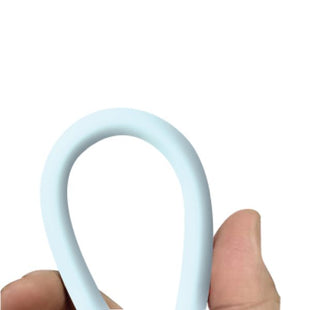 SIApowerlink SOFT RUBBER TYPE C - TYPE C LANYARD CABLE 60W 1.2M LIGHT BLUE