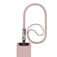 SIA powerlink SOFT RUBBER TYPE C - TYPE C LANYARD CABLE 60W 30CM LIGHT PINK