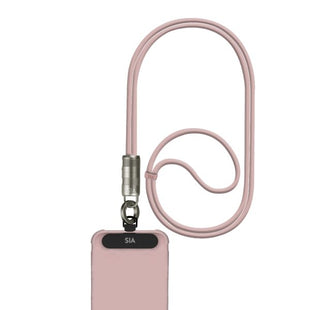 SIA powerlink SOFT RUBBER TYPE C - TYPE C LANYARD CABLE 60W 30CM LIGHT PINK