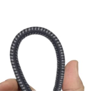 SIApowerlink FABRIC BRAIDED TYPE C - TYPE C LANYARD CABLE 60W 1.2M BLACK