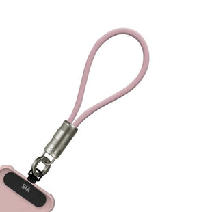 SIA powerlink SOFT RUBBER TYPE C - TYPE C LANYARD CABLE 60W 1.2M LIGHT PINK