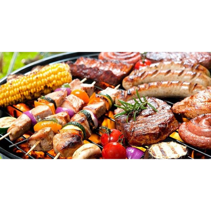 Admiral 105x71x85cm Charcoal Grill, Spacious BBQ Grill for Family Gatherings
