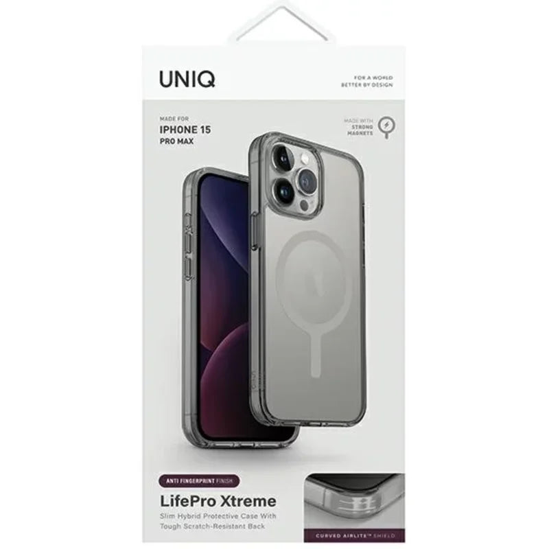 UNIQ HYBRID IPHONE 15 PRO MAX MAGCLICK CHARGING LIFEPRO XTREME (AF)