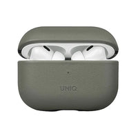 UNIQ TERRA GENUINE LEATHER AIRPODS PRO 2ND GEN (2022) CASE - LICHEN GREEN (LICHEN GREEN)