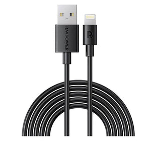 RAVPower RP-CB1015 USBA-Lightning Cable 2m TPE Black