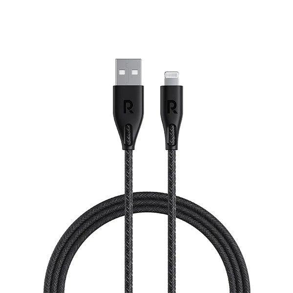 Ravpower RP-CB1028 USB A to Lightning Cable 3m Black