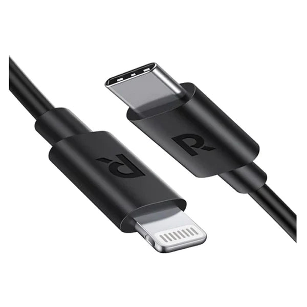 RAVPOWER RP-CB1034 TYPE C TO LIGHTNING CABLE GLOBAL VERION TPE 3M BLACK