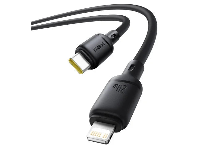 Baseus Silky Series Fast Charging Cable USB-C to iP 20W 1m - Cluster Black